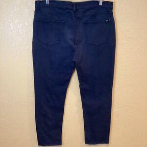 Banana Republic Men's Slim Straight 5-Pocket Navy Blue Pants, Size 36 x 30